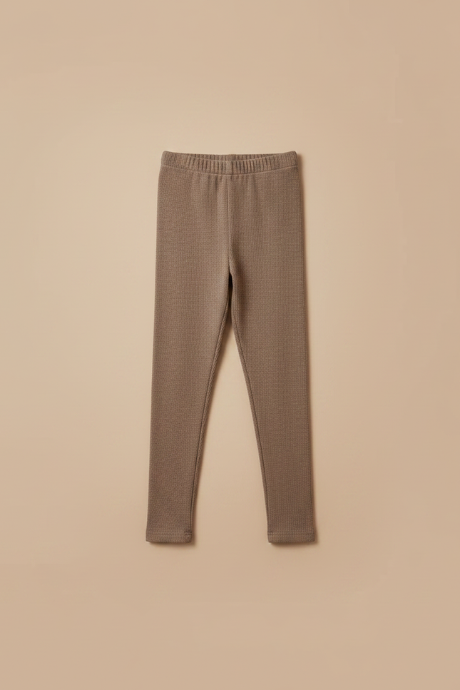 Pantalon Velours Côtelé Marron Enfant Chaud - vue 3