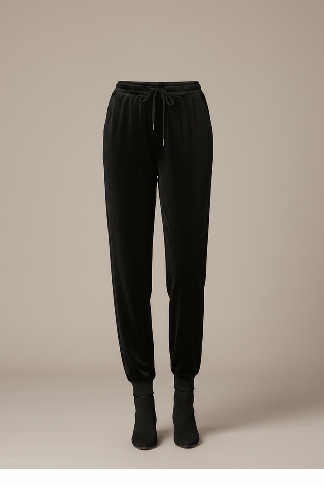 Pantalon D'intérieur Femme Velours Noir - vue 3
