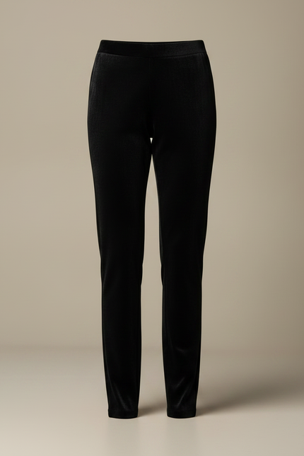 Pantalon Velours Skinny Femme - Noir - vue 3
