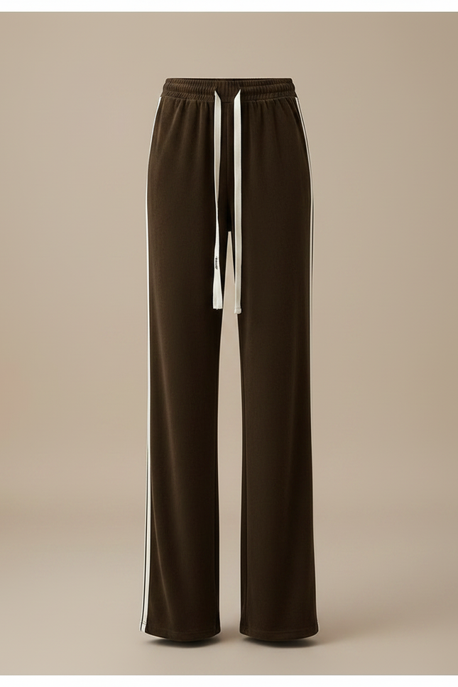 Pantalon Marron Velour Femme - Velours - vue 3