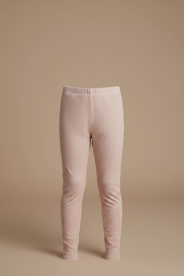Pantalon Velours Rose Côtelé Enfant Doux Confortable - vue 3