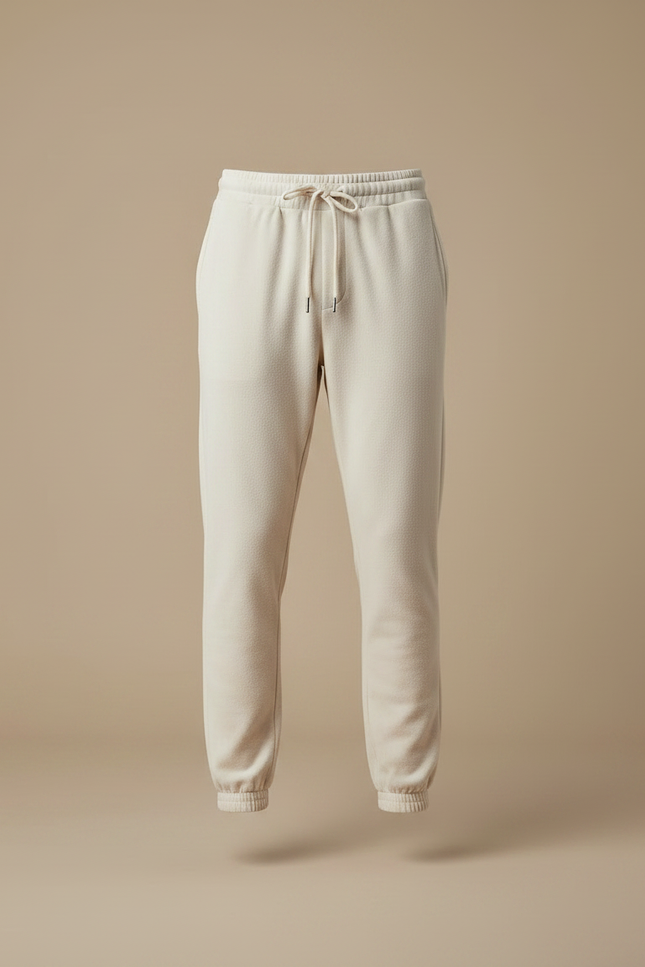 Pantalon Velours Beige Ample Décontracté Homme - Molleton - vue 3