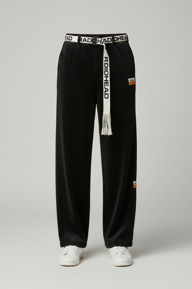 Pantalon En Velours Noir - vue 3